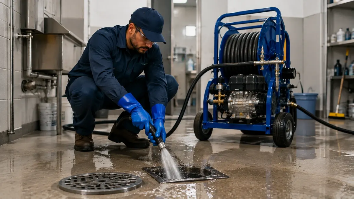 Floor Drain Hydro Jet Cleaning in Marina Del Rey