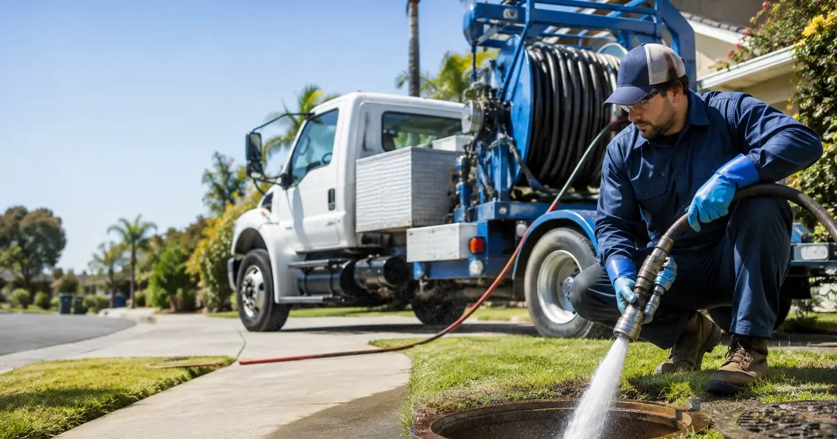 Hydro jet sewer cleaning Marina Del Rey
