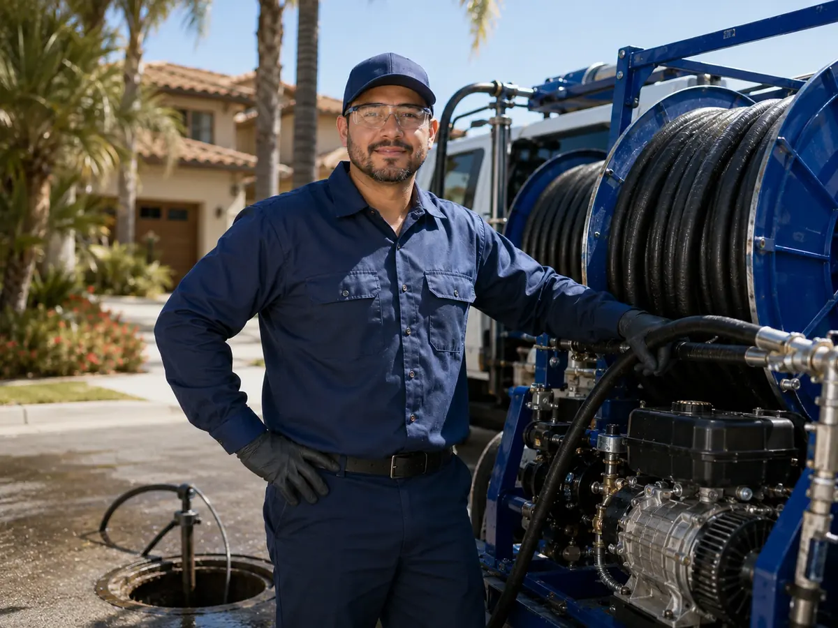 Hydro jet sewer cleaning in Marina Del Rey