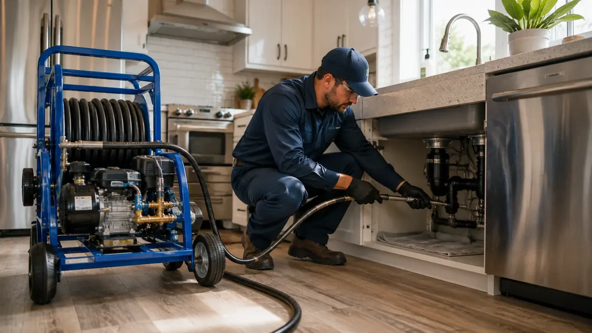 Kitchen Drain Hydro Jetting in Marina Del Rey